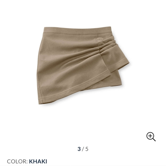 LandsEnd Girls Knit Above the knee skort. Uniform, size 12 - Picture 4 of 5